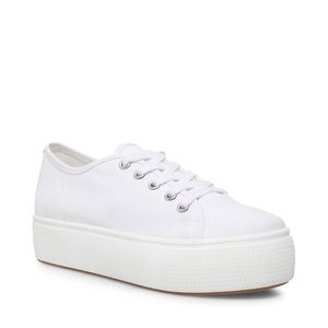 Steve Madden White Platform Sneakers